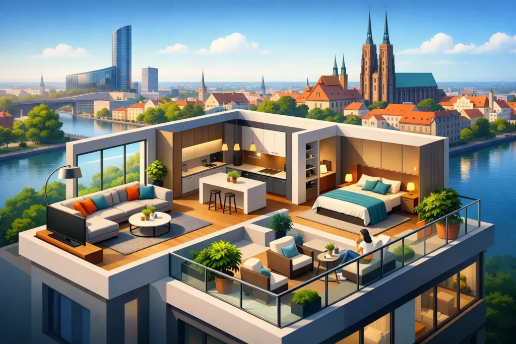 Nowoczesny apartament Wrocław - co naprawdę daje