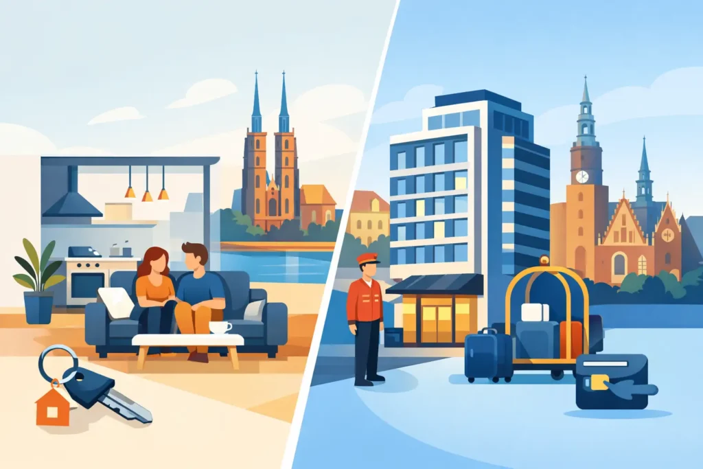 Apartament czy hotel Wrocław - co wybrać?