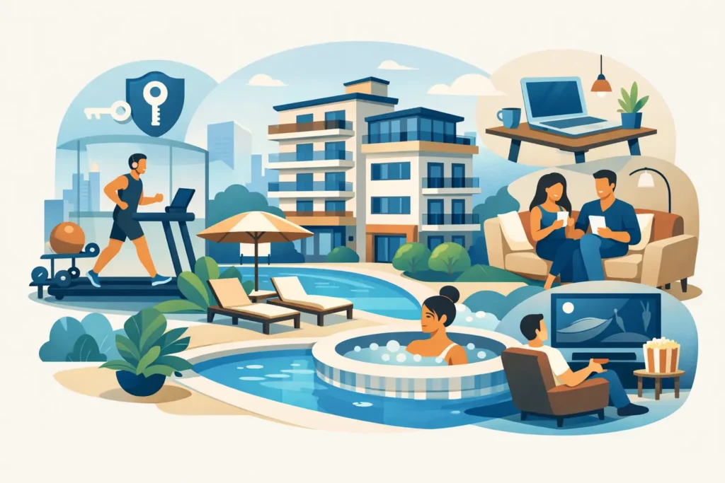 Premium apartment amenities review - co ma sens